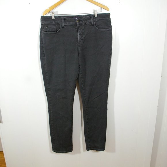 NYDJ Denim - Not Your Daughters Jeans NYDJ Jeggings Leggings Womens 14 Gray Stretch Ladies